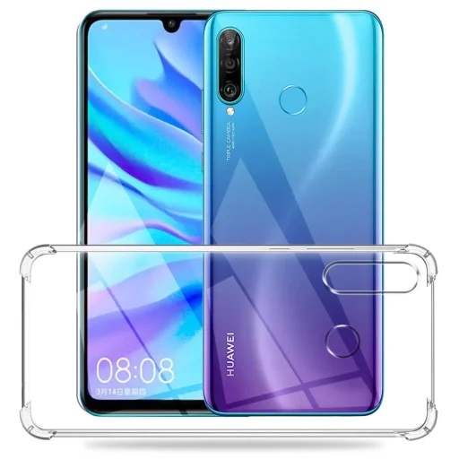  Techsuit - Átlátszó Szilikon - Huawei P30 Lite / P30 Lite Új Kiadás - tok - 2