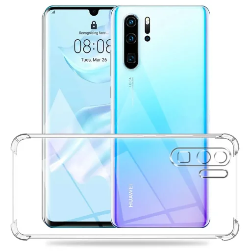  Techsuit - Ütésálló Átlátszó Szilikon - Huawei P30 Pro / P30 Pro New Edition - Átlátszó tok - 1