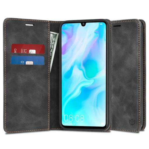  Techsuit - Kényelmes Tok - Huawei P30 Lite / P30 Lite New Edition - Fekete tok - 1