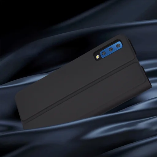  Techsuit - Magskin Könyv Tok - Samsung Galaxy A7 2018 - Fekete tok - 5