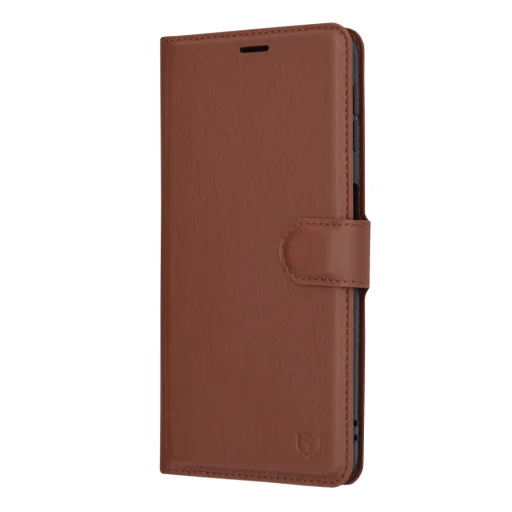  Techsuit - Bőrtok - Samsung Galaxy A7 2018 - Barna tok - 4