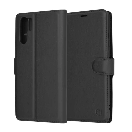  Techsuit - Bőr Tok - Huawei P30 Pro / P30 Pro Új Kiadás - Fekete tok - 1