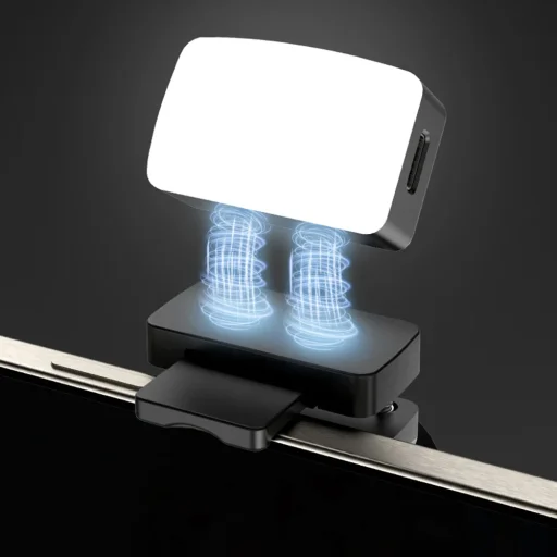 Techsuit - Szelfibot gimballal (C06) - Kompakt állvány rögzítés Bluetooth távirányítóval, LED világítással, 360 fokos, 76 cm - Fekete - 2