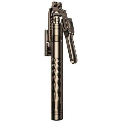  Techsuit - Szelfibot (K28) - Kompakt Állvány Rögzítő Bluetooth Távirányítóval, 360 fokban Forgatható, Összecsukható, 175 cm - Fekete - 1