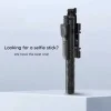  Techsuit - Szelfibot (K28P) - Stabil Monopod/Állvány Bluetooth Távirányítóval, 183cm - Fekete thumbnail