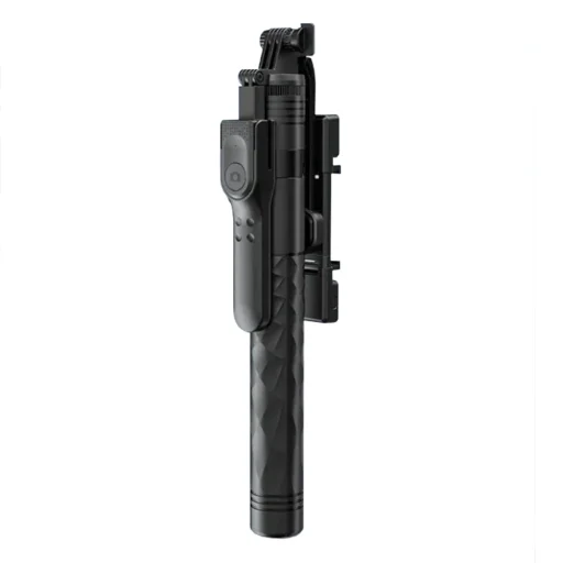 Techsuit - Szelfibot (K28P) - Stabil Monopod/Állvány Bluetooth Távirányítóval, 183cm - Fekete - 1