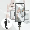  Techsuit - Szelfibot (Q03) - Stabil állvány Bluetooth távirányítóval, alumínium ötvözet, 360 fokos forgatás, 74 cm - Fekete thumbnail
