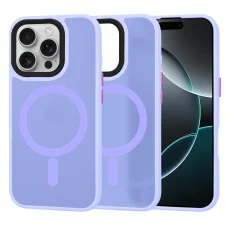  Techsuit - HaloFrost MagSafe sorozat - iPhone 16 Pro - Világoslila tok