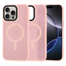  Techsuit - HaloFrost MagSafe sorozat - iPhone 16 Pro Max - Rózsaszín tok