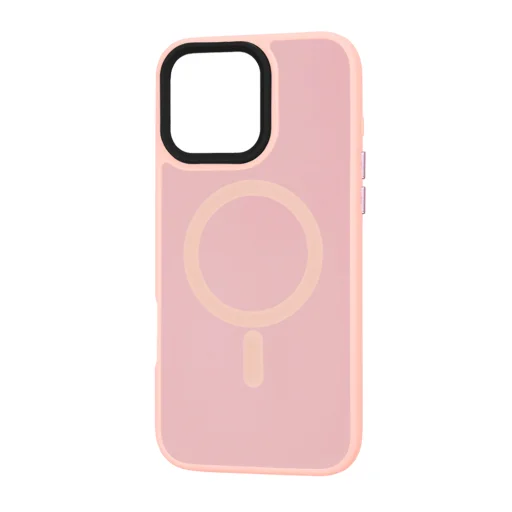  Techsuit - HaloFrost MagSafe sorozat - iPhone 16 Pro Max - Rózsaszín tok - 4