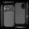  Techsuit - Szénszál - iPhone 16 Plus - Fekete tok thumbnail