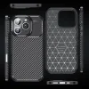  Techsuit - CarbonFiber - iPhone 16 Pro Max - Fekete tok thumbnail