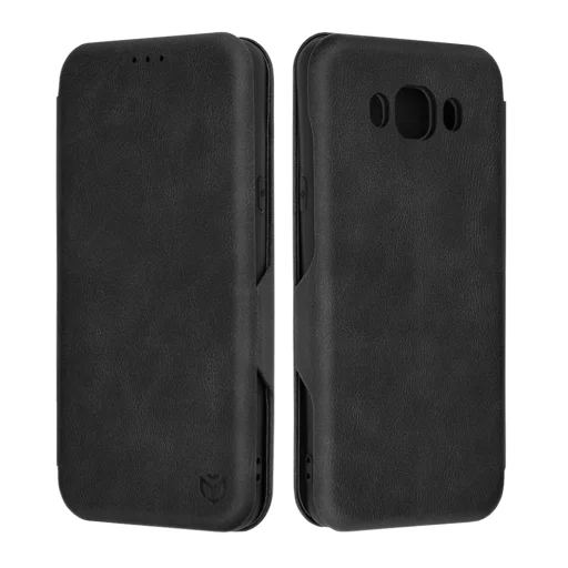  Techsuit - Safe Tárca Plusz - Samsung Galaxy J7 2016 - Fekete tok - 1