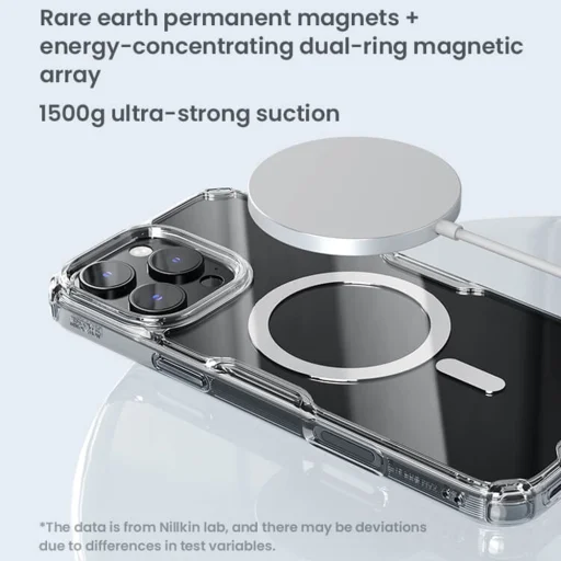  Nillkin - Nature TPU Pro Mágneses Tok - iPhone 16 Pro - Kék tok - 7