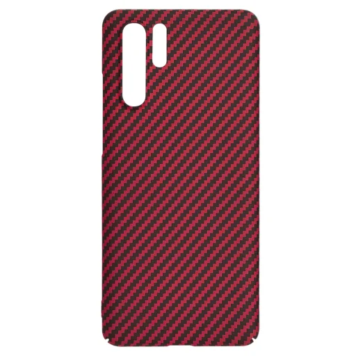  Techsuit - Carbonite FiberShell - Huawei P30 Pro / P30 Pro New Edition - Piros tok - 4