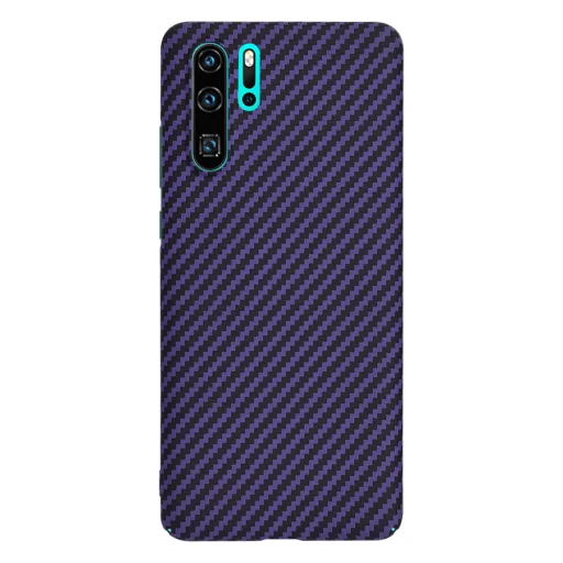  Techsuit - Carbonite Fibrakagyló - Huawei P30 Pro / P30 Pro New Edition - Lila tok - 3