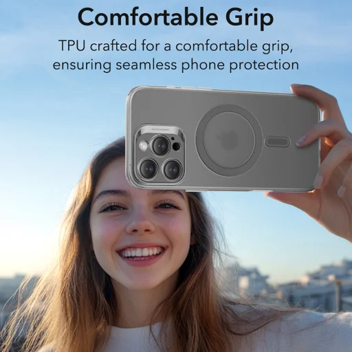  iPhone 16 Pro Matt szürke ESR - Zero HaloLock tok - 5