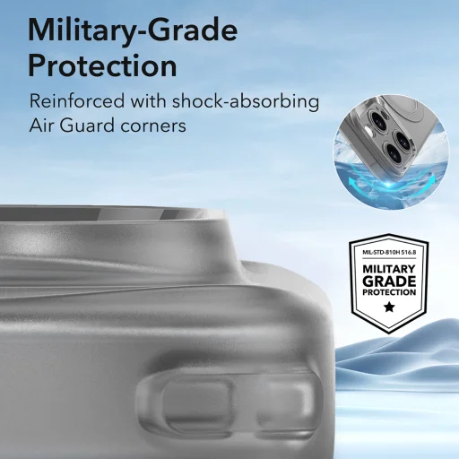  iPhone 16 Pro Matt szürke ESR - Zero HaloLock tok - 7