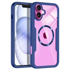  Techsuit - ColorVerse 360 MagSafe Sorozat + Képernyővédő - iPhone 16 Plus - Kék tok