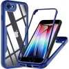  Techsuit - ColorVerse 360 Sorozat + Képernyővédő - iPhone 7 / 8 / SE 2, SE 2020 / SE 3, SE 2022 - Kék tok thumbnail