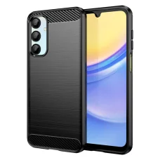  Techsuit - Karbon Szilikon - Samsung Galaxy A16 4G / A16 5G - Fekete tok