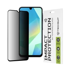  Techsuit - 111D Adatvédelem Teljes Ragasztás - Samsung Galaxy A16 4G / A16 5G - Fekete üvegfólia