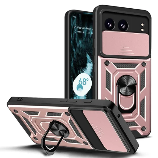  Techsuit - CamShield Sorozat - OnePlus Nord 4 - Rózsaarany tok - 1