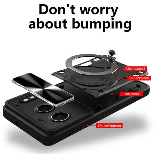  Techsuit - CamGuard Pro - OnePlus Nord 4 - Fekete tok - 2