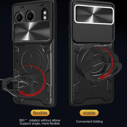  Techsuit - CamGuard Pro - OnePlus Nord 4 - Fekete tok - 5