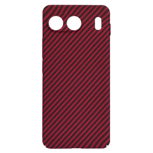  Techsuit - Karbonit Szénhéj - OnePlus Nord 4 - Piros tok - 4
