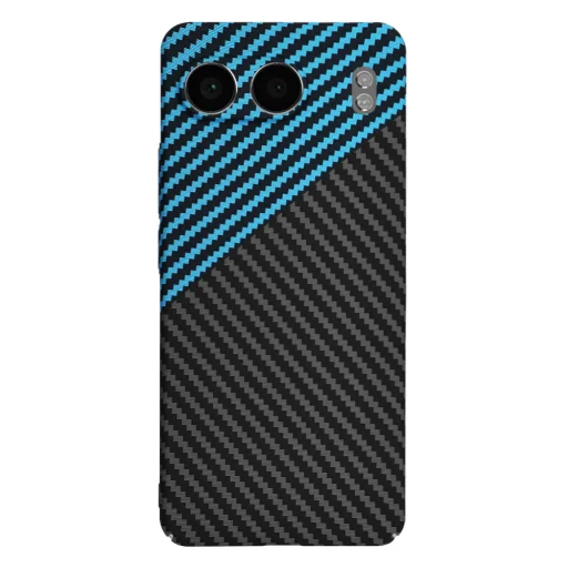  Techsuit - Szénszálas héj - OnePlus Nord 4 - Kék Pulzus tok - 3