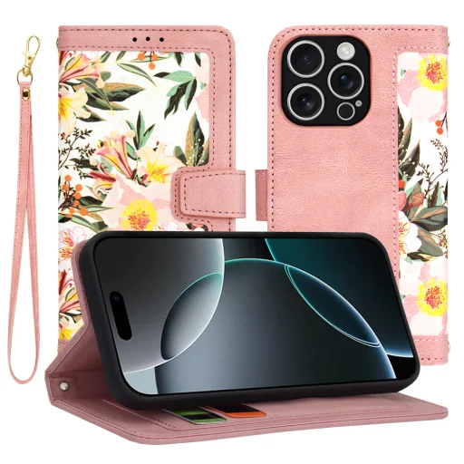  Techsuit - FlipCraft - iPhone 16 Pro - Édes rózsaszín tok - 1