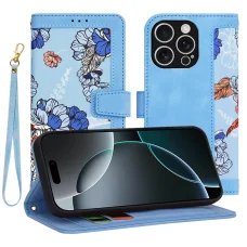  Techsuit - FlipCraft - iPhone 16 Pro - Élénk Kék tok