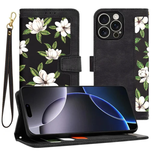  Techsuit - FlipCraft - iPhone 16 Pro Max - A hajnal virágai tok - 1