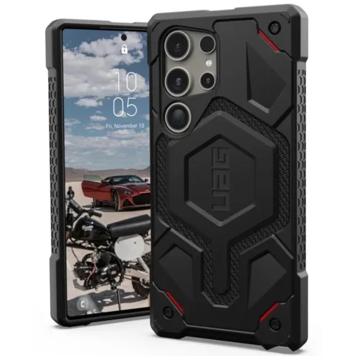  UAG - Monarch - Samsung Galaxy S24 Ultra - Kevlar Fekete tok - 1