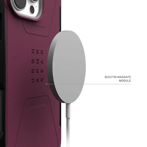  UAG - Civilian MagSafe - iPhone 16 Pro Max - Bordeaux tok - 2