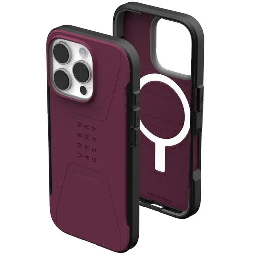  UAG - Civilian MagSafe - iPhone 16 Pro Max - Bordeaux tok - 1