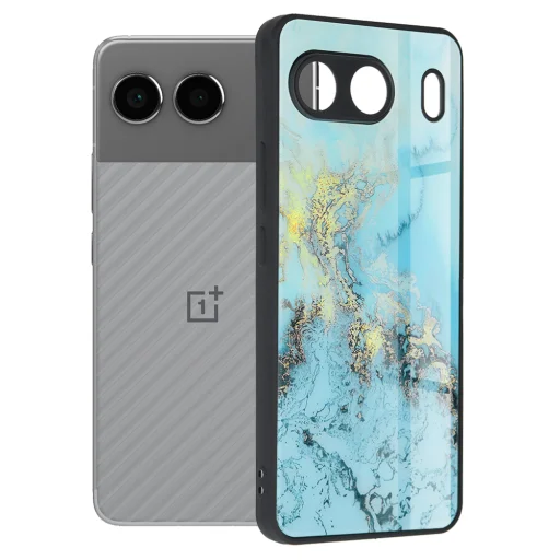  Techsuit - Glaze Sorozat - OnePlus Nord 4 - Kék Óceán tok - 1