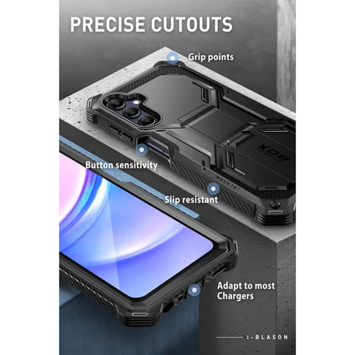  Samsung Galaxy A16 4G / A16 5G Fekete I-Blason Armorbox tok - 5