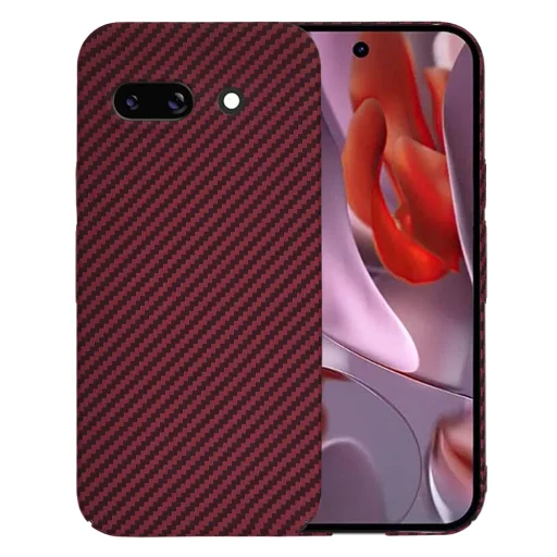  Techsuit - Carbonit Szálhéj - Google Pixel 9a - Piros tok - 1