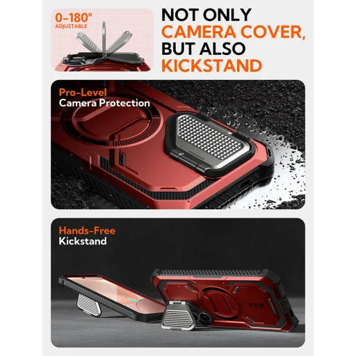  Samsung Galaxy S25 Plus Vörös I-Blason Armorbox MagSafe tok - 4