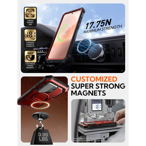  Samsung Galaxy S25 Plus Vörös I-Blason Armorbox MagSafe tok - 5