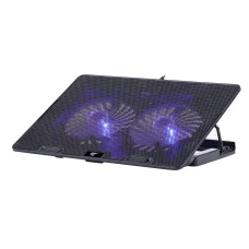 Havit - Hűtőpad (F2083) - Laptophoz, 9 - 17", 2x USB, 800 - 1000RPM, 2 Ventilátor - Fekete