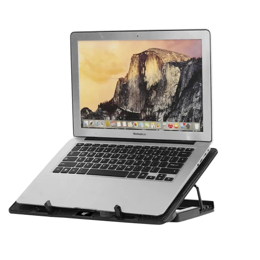 Havit - Hűtőpad (F2083) - Laptophoz, 9 - 17", 2x USB, 800 - 1000RPM, 2 Ventilátor - Fekete - 4