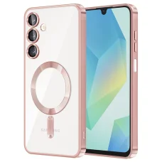  Techsuit - Luxus Kristály MagSafe - Samsung Galaxy A16 4G / A16 5G - Rózsaszín tok