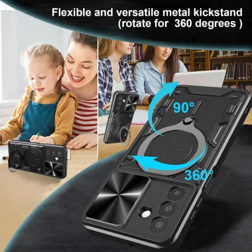  Techsuit - CamGuard Pro - Samsung Galaxy A26 5G - Kék tok - 2