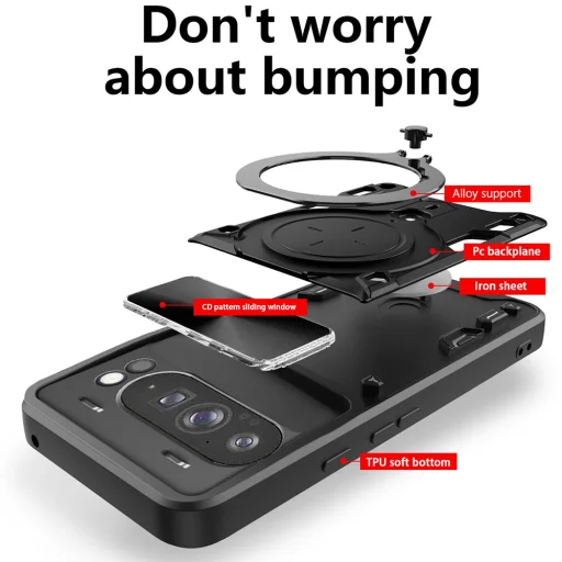  Techsuit - CamGuard Pro - Samsung Galaxy A26 5G - Kék tok - 6