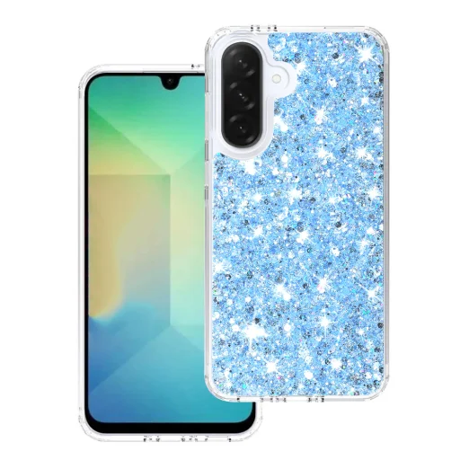  Techsuit - Csillogó csillámpor - Samsung Galaxy A26 5G - Kék tok - 1