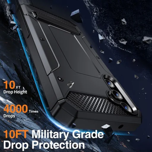  Techsuit - Hibrid Páncél - Samsung Galaxy A26 5G - Fekete tok - 3