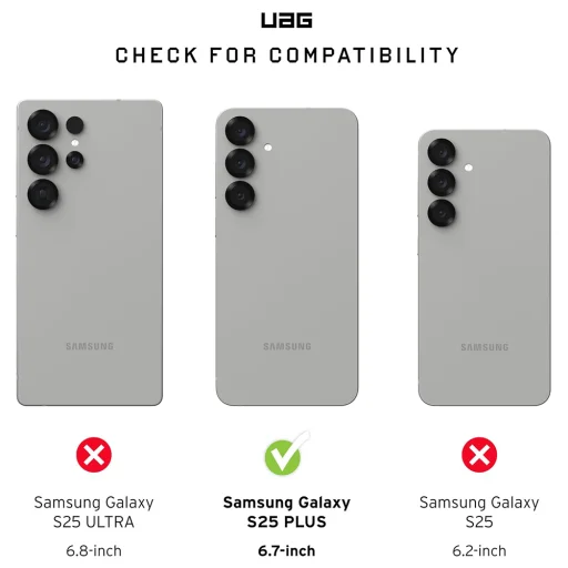  UAG - Plasma XTE MagSafe - Samsung Galaxy S25 Plus - Hamuszürke Titán tok - 7